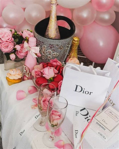 elegant dior birthday party.